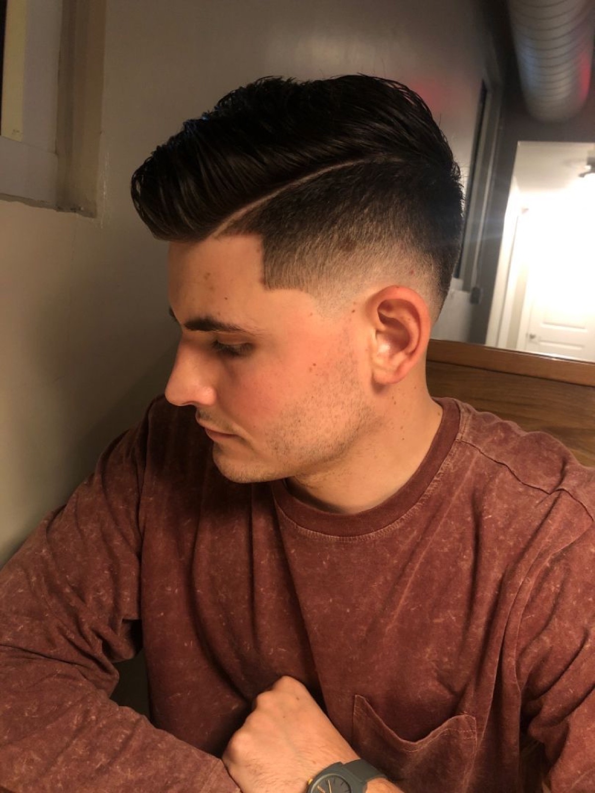 Haircut and beard portfolio work by Steve at Proud Pops Barbershop
