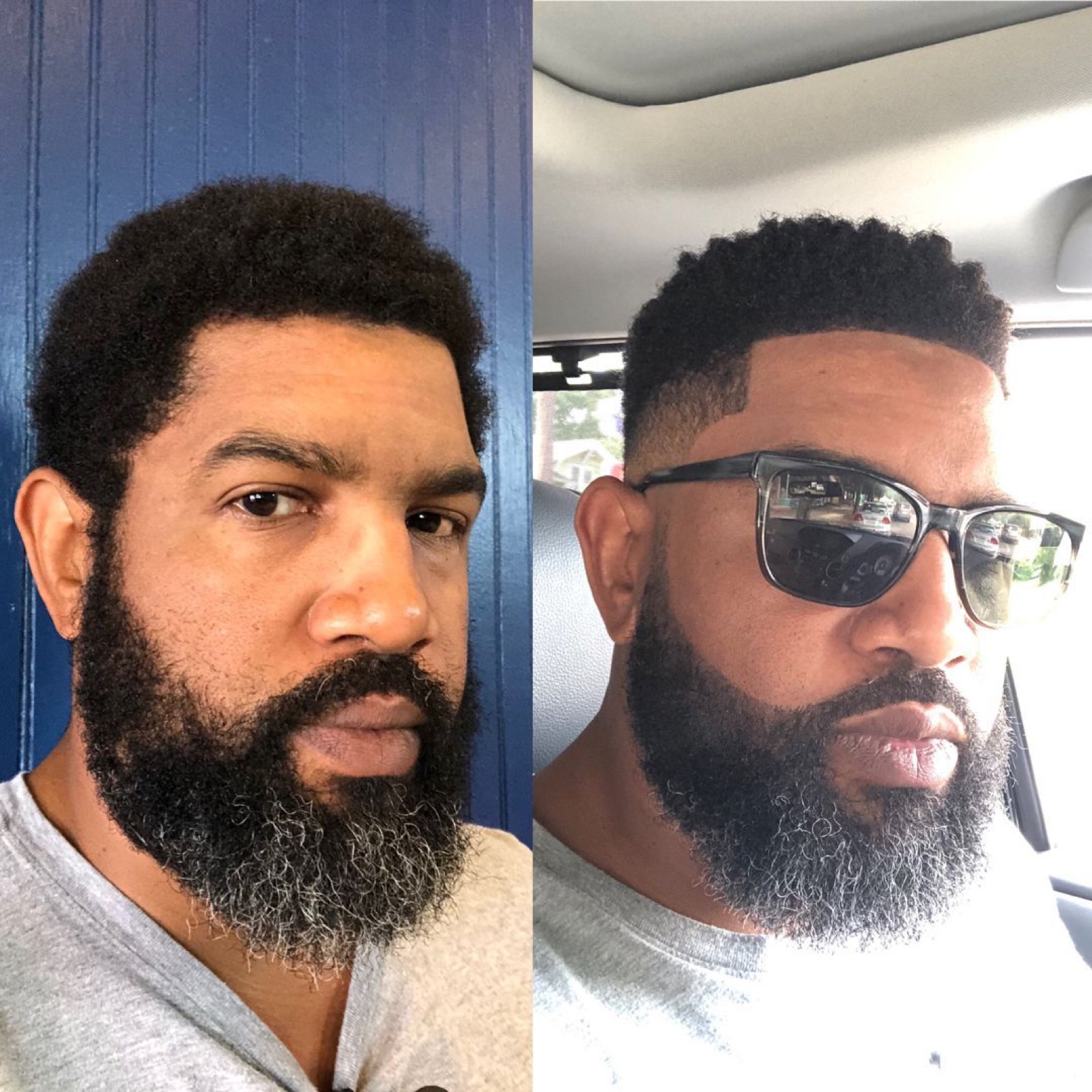 Haircut and beard portfolio work by Steve at Proud Pops Barbershop